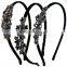 Classical Mexican butterfly orchid flower crystal rhinestone headband Hair Band ,Hair Clasp