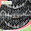 Fancy black 100% nylon material net lace cord lace fabric with rhinestones                        
                                                                                Supplier's Choice