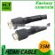 SLT 35M HDMI Cable Male To Male With signal amplifier 1.4v Support 3D 2K*4K Ethernet For HDTV Projector Computer Laptop Etc