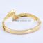 Austrian Crystal Bangle Jewelry 18K Gold Plated Luxury Statement Bangle