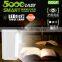 GOLF D12GB 5000MAH Smart LED Table Lamp power bank 1A Output USB Three Block LED Dimming power bank