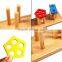 5 Column Geometric Sorting Board Wooden Preschool Toy for kids