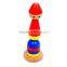 good quality wooden tops towers OEM educational wooden puppet toy MDD-1038