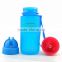 Cartoon Characters Colorful Kids plastic water bottle with straw