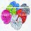 Wholesale DIY craft decorative flowers hair bows -Big Shiny Fabric Golden Bowknots Garment Accessories