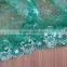 Colorful polyester embroidery fabric border embroidery lace fabric