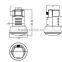 HD digital universal Single LNB GKF-2125