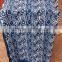 100 % Cotton blue indigo hand block printed fabric from Jaipur Sanganer