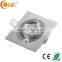 Adjustable led downlight square silver 3w 9w bridgelux room ceiling lamps for office lighting