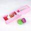 eco friendly paper macarons box with clear window by customized offset printing                        
                                                Quality Choice