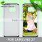 Dual protective sublimation 2D case blank TPU 2in1 case for Samsung S7