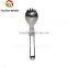 titanium spoon fork travel sets with bottle opener