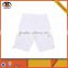 Pure White Mens Microfiber Shorts with Elastic Waist for Sale