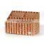 Office Cork Desk Organizer Stationery storage holder with Wood Grain