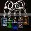 3D Laser light keyring Crystal Keychain,Top Quality Hot Sell Crystal 3d Laser Crafts