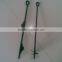 Hot dip galvanized steel earth anchor
