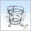 HIgh quality round black drying stone a-frame racks