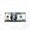 Promotional world famous currency printing wallet wholesale