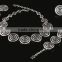 Fashion turkish style silver plated necklace Husn 1525