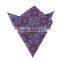 Classic print pure silk pocket square