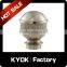 KYOK 2016 fancy decorative stretch curtain rods accessories,spray paint technology aluminum zinc curtain rod finial