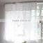 Hand embroidered white cotton window curtain-design 6