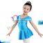 C2125 short sleeve child ballet skirted leotard