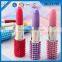 Cute Gift Crystal Lipstick Ballpoint Pen,Novelty School Pen Lipstick Shape Plastic Pens