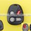 3+1buttons replacement remote key case for GM car key blank
