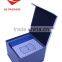 Flip-open nesting paper gift box with magnet