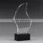 Personalization k9 Optical Glass Azure Stone Open Circle Shape Engraving Blank Glass Award