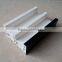 Plastic UPVC window frames extrusion profile horizontal opening pvc hollow plastic profile for windows and doors