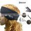 Sleeping Headphones Ultra Thin Eye Mask with Earpieces Soft Sports Headband with Noise Cancelling Speakers Handsfree