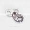 Small custom metal zipper puller for clothes Brightness B1-80021