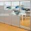 Modern Office Aluminum Frame Glass Partition Door with Blind