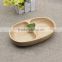 Hot selling rubber wood bunk dessert dish tray tableware