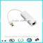 20cm White micro usb to ethernet network adapter