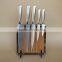 Clear Acylic Combinded Bamboo Knife Block