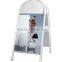 New Product Round Head Floor Standing Iron Board Outdoor Advertising Display Stands