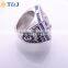 >>>2016 3D Fashion European Style Men Alloy Silver Plated Rhinestone Exaggerated Vintage Sculpture Rings/