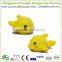 Rubber toy bath blue whale 6cm as baby gift
