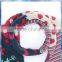 pom pom tassels design knit scarf,multicolor knitted scarf ,flower scarf knitting pattern