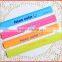 Silicone ruler slap bracelet for promotional gift