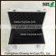 Three-piece ABS aluminum welding box aluminum instrument case with small silver dot fabric