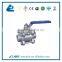 Sanitary Clamp three pieces ball valve