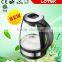 high striking blue led light ring glass electric kettle with 1.7L capacity