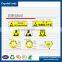 Various materials self adhesive sticker warning label