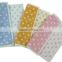 Three Color Cotton Velour Square Face Towel