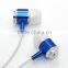 Metal earphones earbud with mic and deep bass stereo mobile earphones