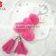 Cartoon Elk pompom keyring